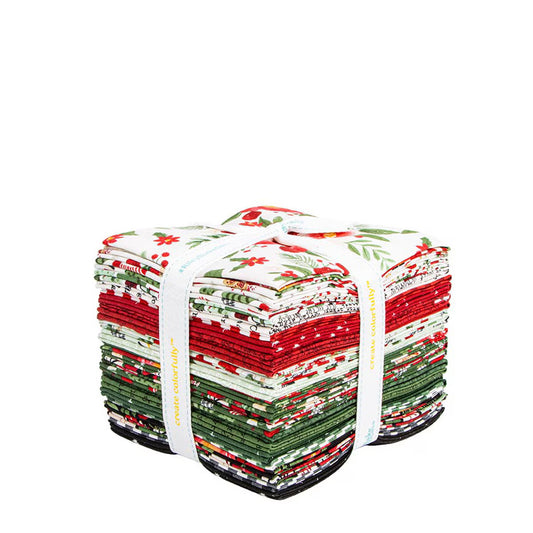 Charming Christmas Fat Quarter Bundle by Kelsey Carlson - Riley Blake