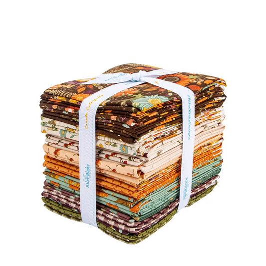 The Awe of Autumn Fat Quarter Bundle by Sandy Gervais - Riley Blake